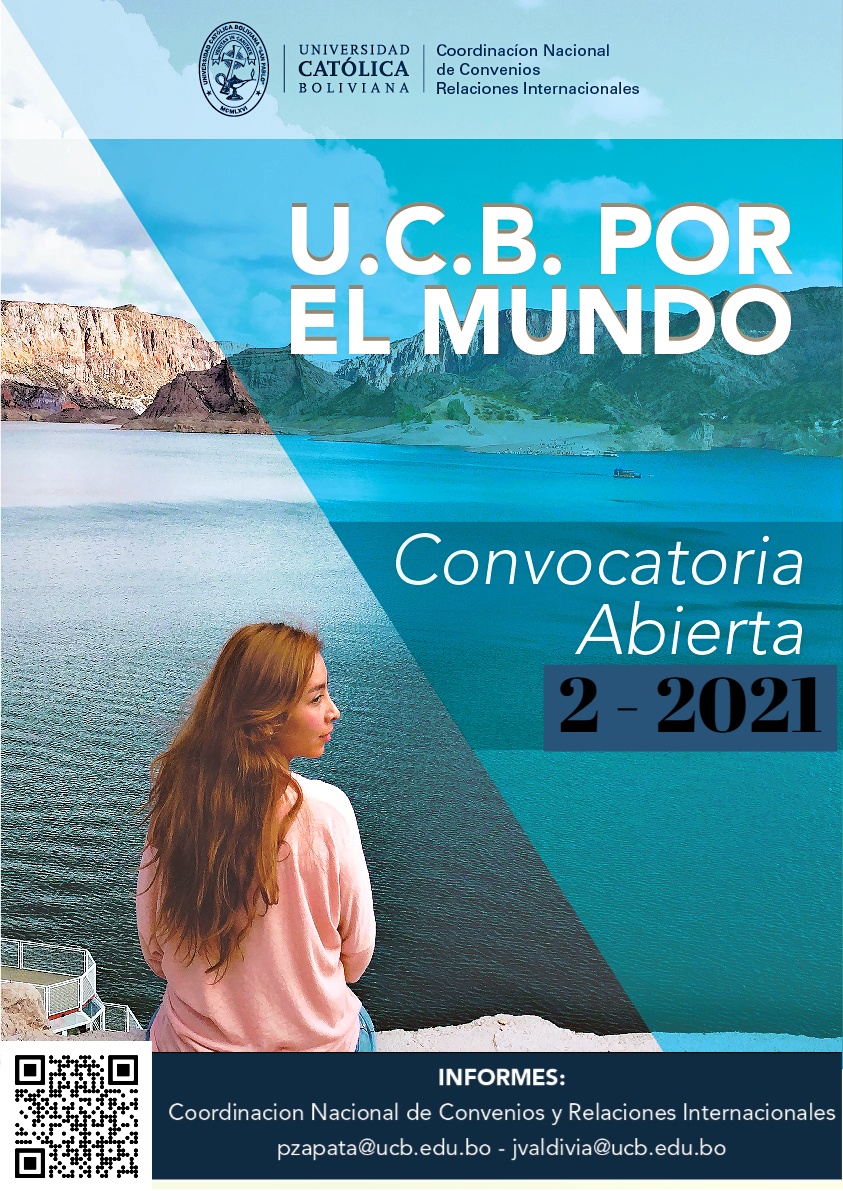 PME UCB POR EL MUNDO – CONVOCATORÍA PARA EL SEMESTRE 2-2021
