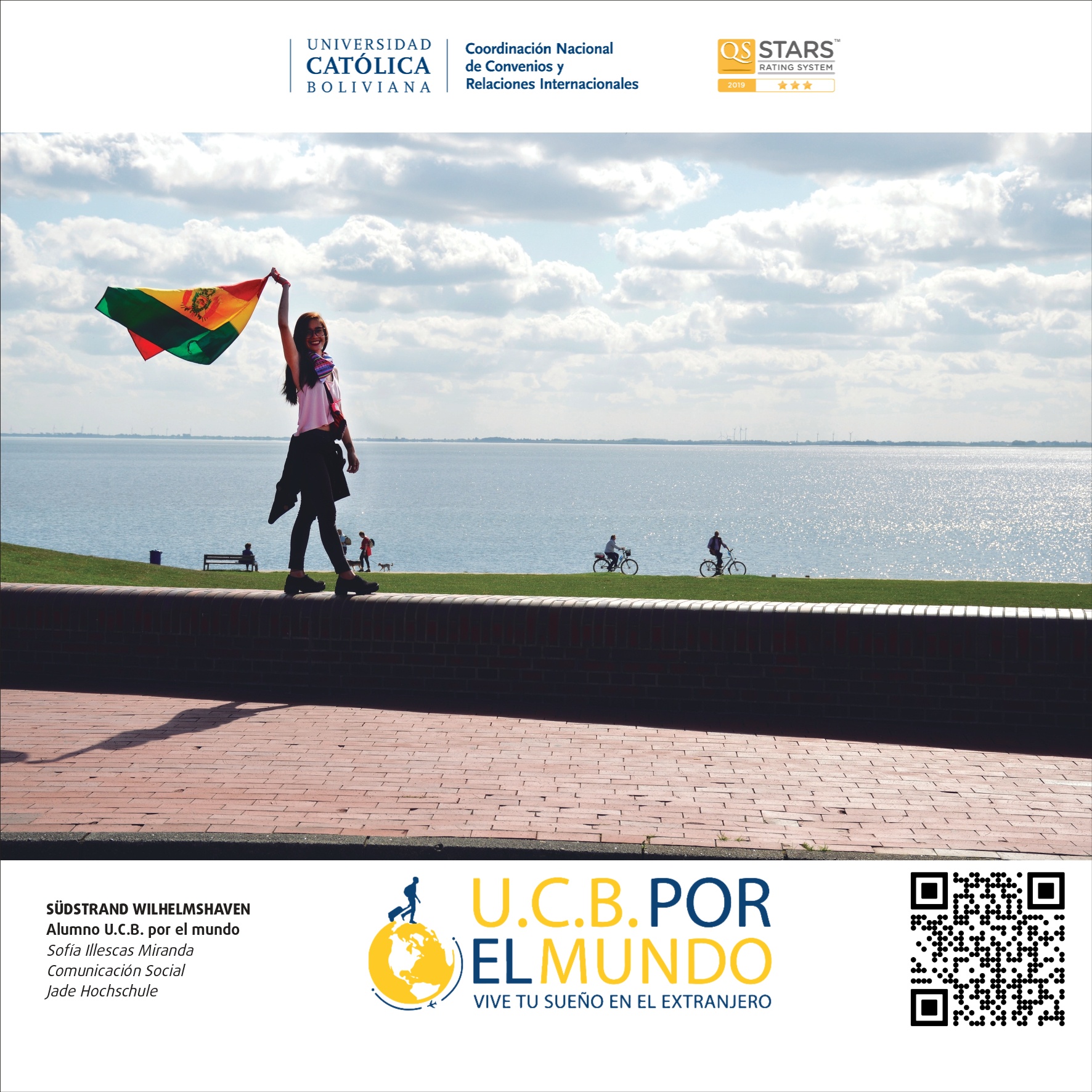 ¡El Programa de Movilidad Estudiantil UCB por el Mundo ya está abierto para el semestre 1-2022!