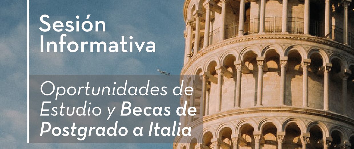 Feria Internacional de Becas de Postgrado, 3ra Sesión Informativa Programa de Becas a Italia