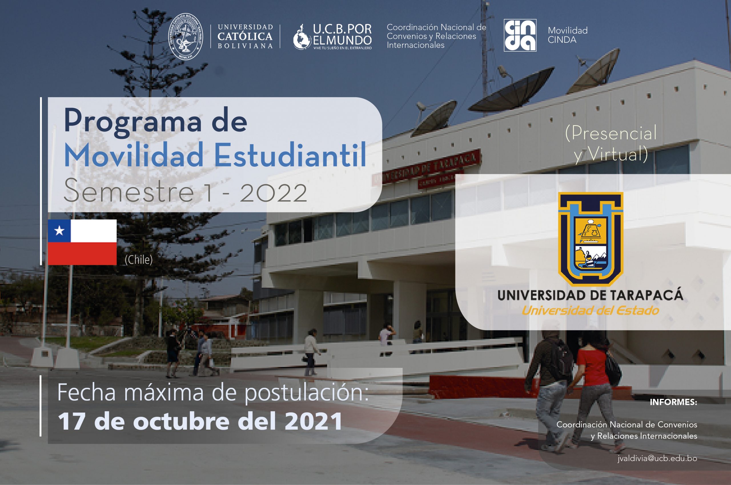 La Universidad De Tarapacá De Chile Es Parte Del Programa De Movilidad ...