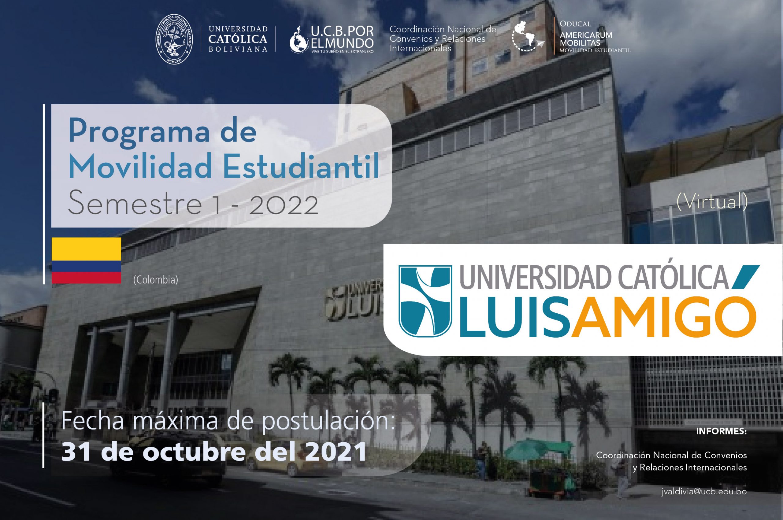 La Universidad Católica De Luis Amigo De Colombia Es Parte Del Programa ...