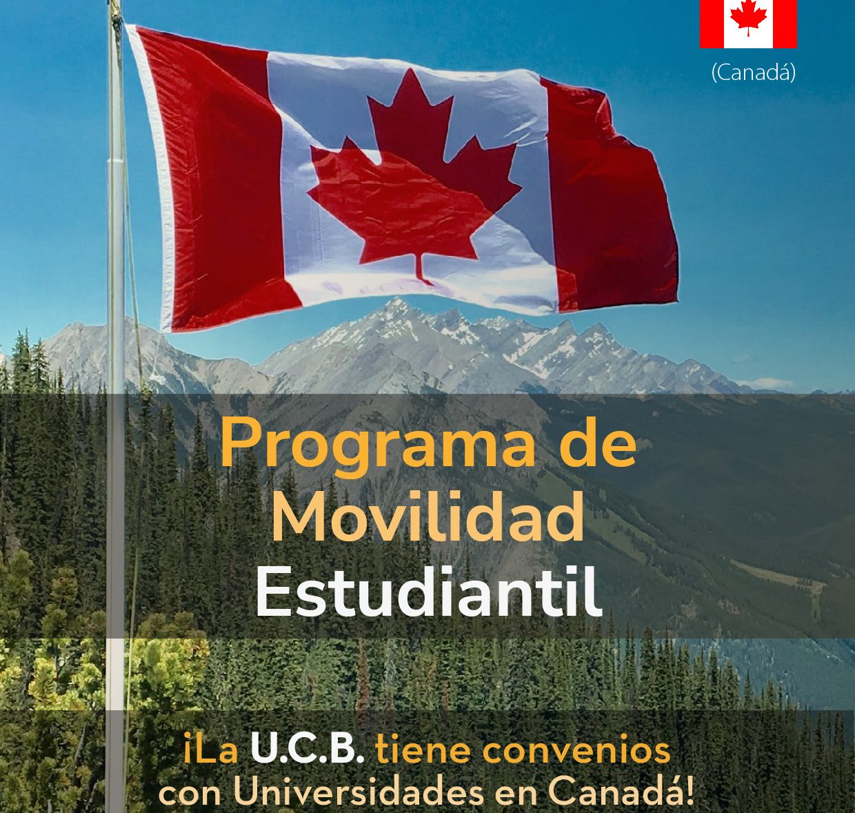 Recuerda que el PME UCB POR EL MUNDO cuenta con universidades de alto prestigio disponibles en Canadá.