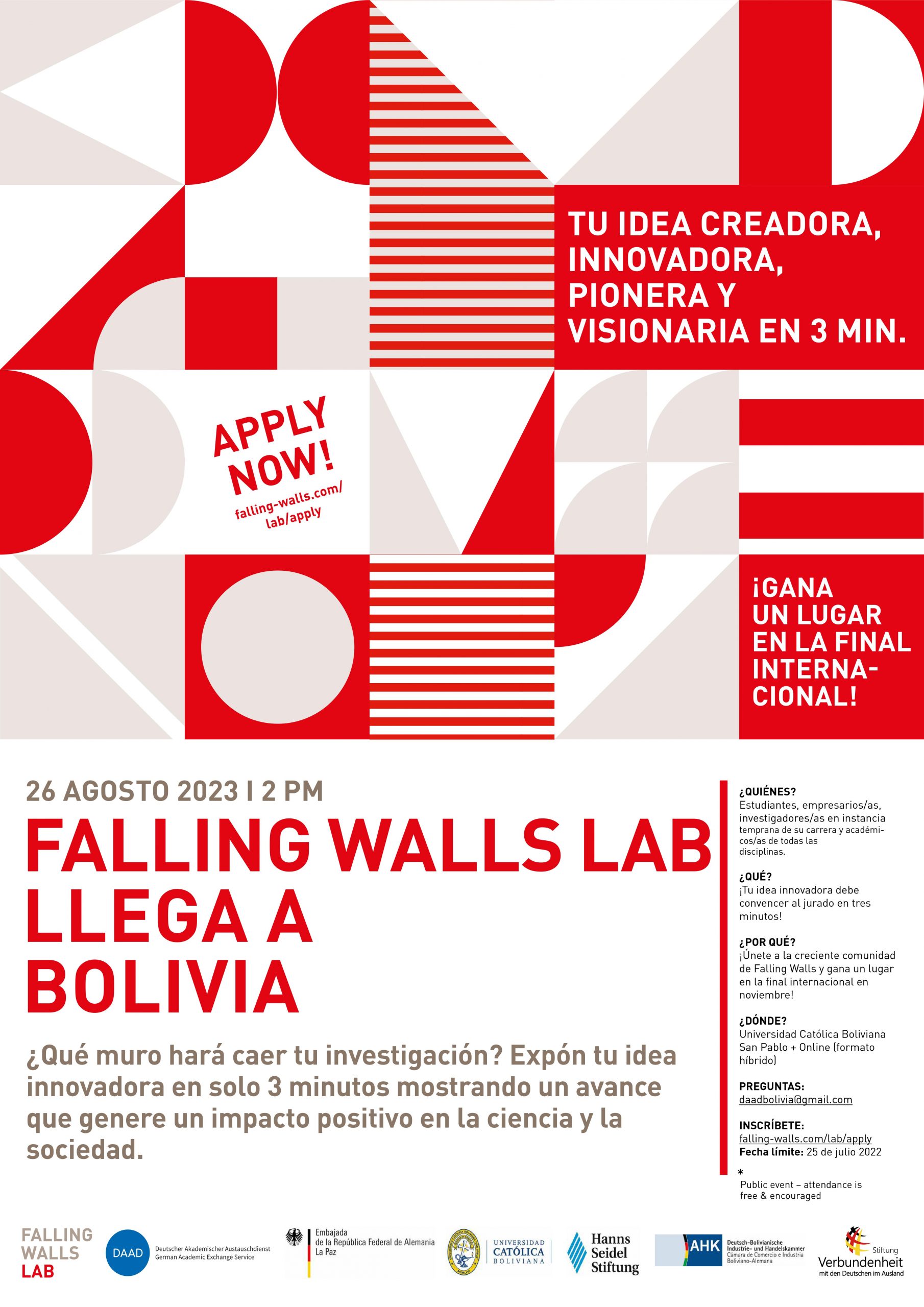 ++FALLING WALLS LAB BOLIVIA 2023++