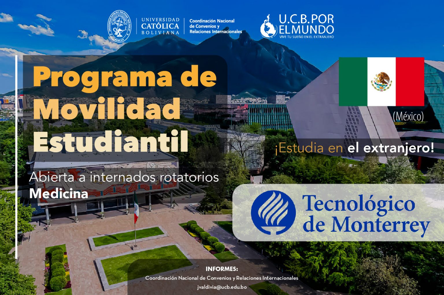 ¡El Programa de Movilidad Estudiantil UCB por el Mundo esta con la ...