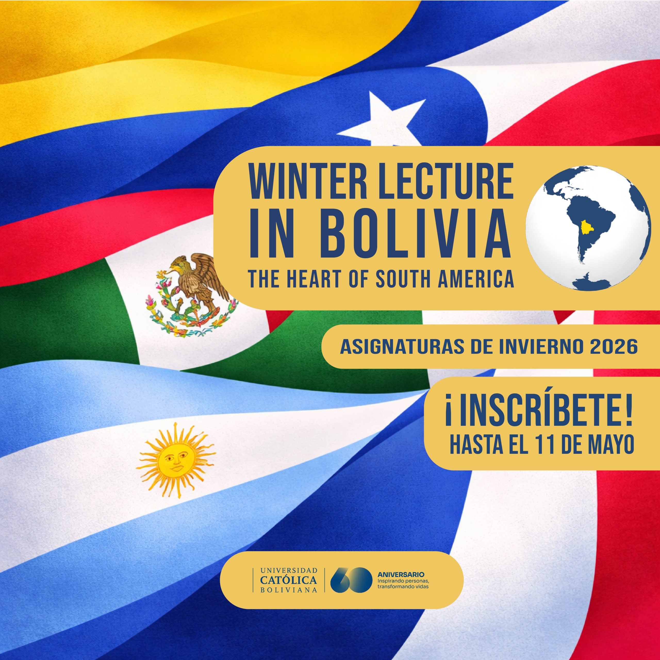 ¡Vive una experiencia internacional sin salir de Bolivia!  “WINTER LECTURE IN BOLIVIA”